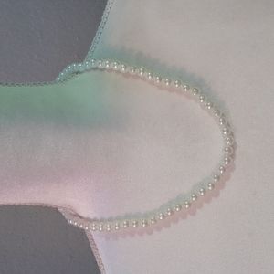 Faux Pearl Infinity Necklace🌷8